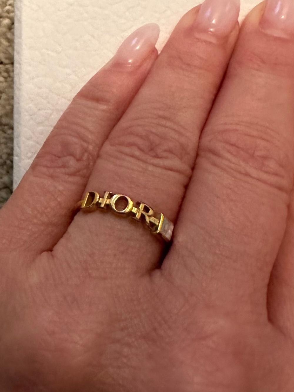 DIOR Ring 100% Authentic - Picture 5 of 8